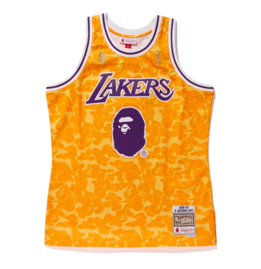 MAILLOT BAPE x LAKERS ABC SWINGMAN